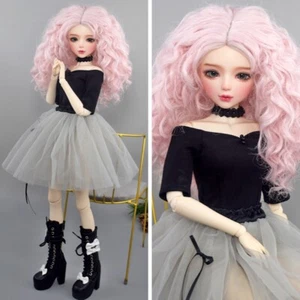 1/3 22" BJD Doll Handpainted Makeup Changeable Eyes and Wig Shoes Dress Clothes - Bild 1 von 23
