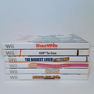 Nintendo Wii Mixed Lot 6 Games Bundle Igor, Angry Birds Star wars edition ect... - Image 1 of 2