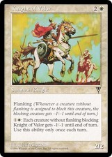 KNIGHT OF VALOR ~mtg NM/NM- Visions Common x4