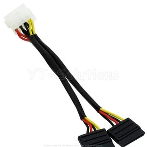 Molex 4-pin to Dual SATA HDD Adapter Cable - Bild 1 von 2