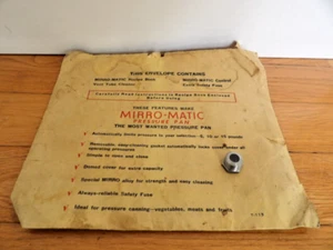 NOS MIRRO-MATIC MIRRO SAFETY FUSE IN ORIGINAL ENVELOPE - Picture 1 of 3