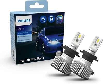 Lampadina Fari Auto  H7 LED Philips Ultinon Pro3021 6000K Luce Bianca Fredda - Immagine 1 di 4