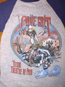 Vintage 1985 Motley Crue Band Texas 1985 Tour SUPER RARE Theater Of Pain Raglan - Picture 1 of 6