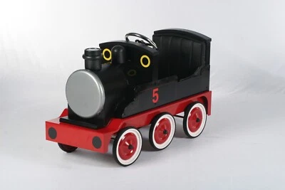 Coche a pedales de tren negro estilo vintage clásico - ¡Elección de regalo perfecta para abuelos! Foto 1 de 4