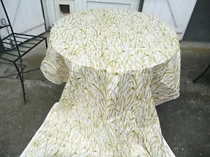 TISSU vintage en coton à décors de feuillesde qualité 1,35 m x 2,35 m - Imagen 1 de 8