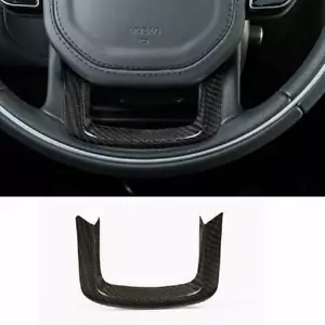 Cubierta del volante de fibra de carbono real para Range Rover Sport 14-19 Velar 17-19 - Imagen 1 de 6