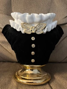 Bath & Body Works Halloween Maid Madam Bust 3wick Candle Holder Headless Vampire - Picture 1 of 1