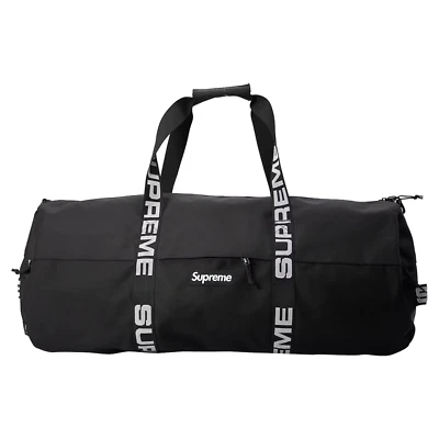 Supreme SS18 Duffle Bag Black - Image 1 of 3