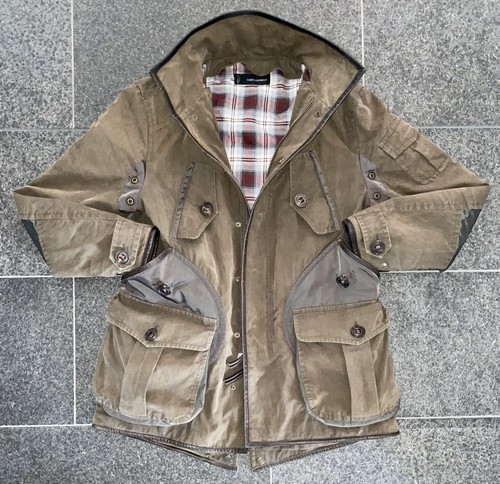 DSQUARED2 F W 2012 MILITARE 50 PARKA M GIACCA CAPPOTTO GIACCA GILET PESCA OUTDOOR