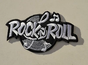 Rock`N Roll Aufnäher Aufbügler Iron On Badge Rockabilly Oldies - Bild 1 von 1