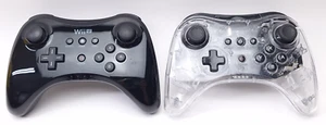 Manette Nintendo Wii U Wireless Pro Noire WUP-005 Authentique + Extra Fonctionne Lot 2 - Photo 1 sur 11