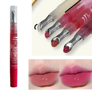 Herramienta de cuidado de labios esmalte labial hidratante esencia labial brillo labial esmalte labial 1 pieza para mujer - Imagen 1 de 12