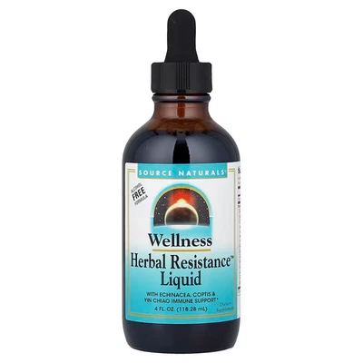EXP 1/26 Source Naturals Wellness Resistencia a hierbas Sin alcohol, 4 fl oz Foto 1 de 3