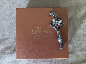 RETIRED Barbara Bixby Sterling & 18K Multi-Gemstone Dragonfly Key Enhancer - Picture 1 of 16