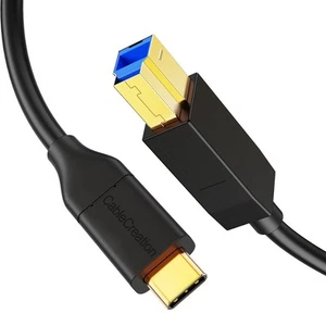 CableCreation Câble USB-C vers USB-B 3.1, USB 5Gbps - 6FT, pour Thunderbolt 6FT - Photo 1/8