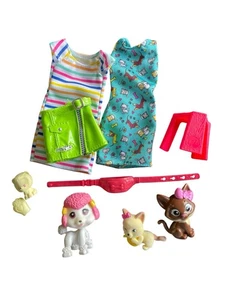 Barbie My Pet Pals weißer Pudel Tierarzt braune Katze Zubehör Konvolut - Bild 1 von 6