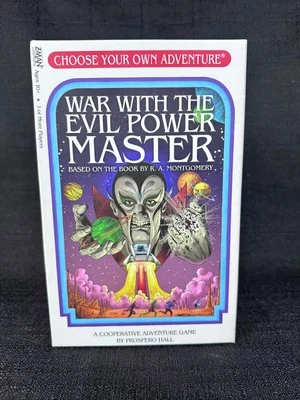 Choose Your Own Adventure War With The Evil Power Master Board Game Ages 10+ - Image 1 of 3
