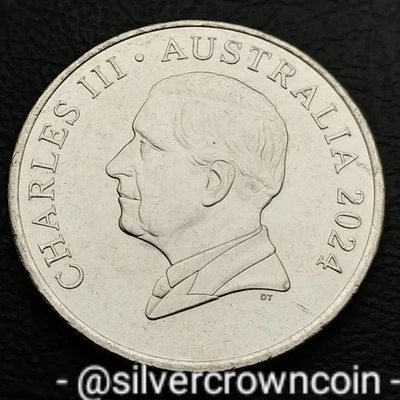 Australia 🇦🇺 20 Cents 2024. KM#66. 20 Pence coin Duckbill Platypus Charles Ill - Image 1 of 4