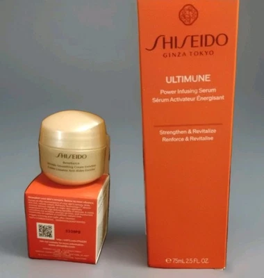 Lot of 2 Shiseido Ultimune Power Infusing Serum Benefiance Wrinkle Smoothing NIB - Image 1 of 4