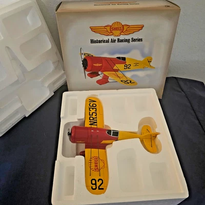 First Gear- Shell Historical Air Racing Series Wedell-Williams #92 Die-Cast Foto 1 de 4