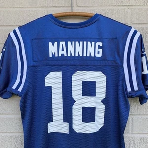 ‘08 NFL Indianapolis Colts Peyton Manning Jersey Women’s LARGE 2008 Reebok - Picture 1 of 8