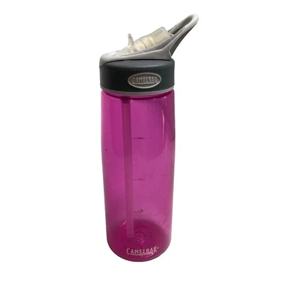 Vintage CAMELBAK Pink Clear Water Bottle 750ml BPA Free - Image 1 of 4