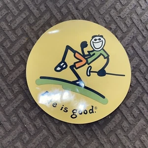 Life Is Good Super Cool Multicolor Sticker Decal Pump Putt Happy figure 4 Inch - Picture 1 of 2
