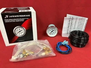 Nuevo kit de manómetro de presión de agua OEM Mercury 2-40 PSI - 79-895288A45 cromado - Imagen 1 de 4