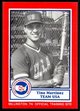 1990 Pan Am Team USA Red BDK 1 Tino Martinez   USA  Baseball Card