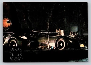 Tarjeta canjea 1992 Batman Returns película Topps Stadium Club serie #66 Batimóvil DC - Imagen 1 de 2