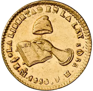 Mexico - 1st Republic - 1858 Mo-FH 1/2 Escudo - NGC AU58 - LUSTROUS SURFACES - Picture 1 of 4