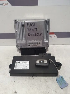 BMW SERIE 1 3 E81 E88 E87 E90 E91 18D 318D N47 MANUAL MOTOR ECU CAS UNIDAD 1 LLAVE - Imagen 1 de 5