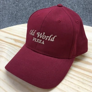 Old World Pizza OTTO Baseball Cap Mens Red One Size Adjustable Embroidered Logo - Picture 1 of 12