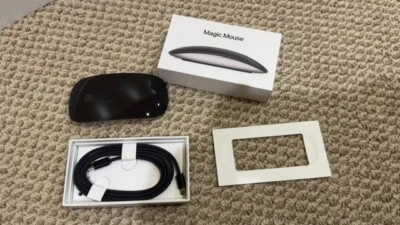 Apple Magic Mouse 2 - Black - Space Gray - Open Box! -  MMMQ3AM/A - Image 1 of 4