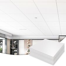Art3d 12-Pack Smooth Drop Ceiling Tile 2ft x 2ft,PVC Ceiling Panel,48 sq ft