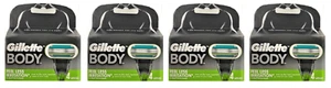 Gillette Body Rasierklingen-Nachfüllpackungen, duschfest, 4 Kartuschen (4er Pack) - Bild 1 von 1