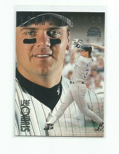 LARRY WALKER (Colorado Rockies) 1996 LEAF STUDIO CARD #78 - Image 1 of 2