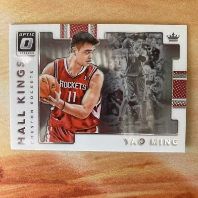 Yao Ming 2017-18 Panini Donruss Optic Hall Kings Insert #20 Rockets - Image 1 of 2