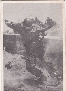 1963 DONRUSS COMBAT! #55 "FIRE FROM THE SKY!"!! VERY TOUGH SET!!!