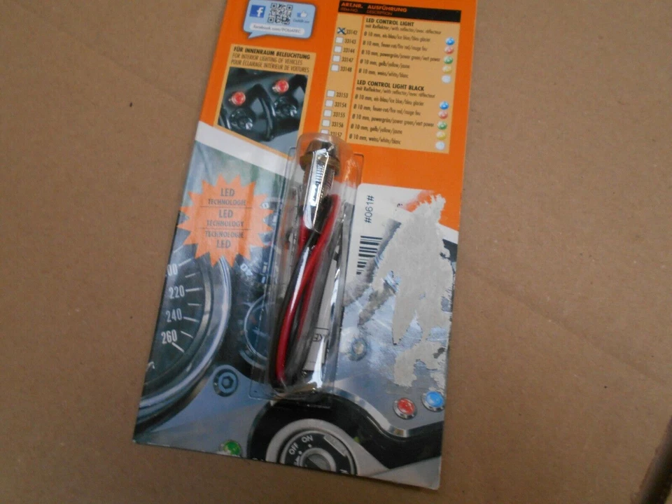 Foliatec Led Einbaukontrollleuchte M 8 Chrom Grün MM3375 - Bild 1 von 1