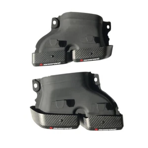  For Mercedes Benz GLC GLE C-Class W205 Akrapovic Carbon Fiber Exhaust Tip Pipe - Bild 1 von 10