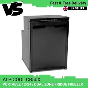 ALPICOOL CAMPERVAN FRIDGE FREEZER 12V CR50X COMPRESSOR MOTORHOME CARAVAN - Picture 1 of 13