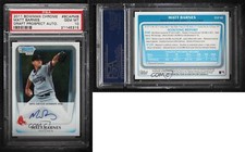 2011 Bowman Draft Chrome Prospects Auto Matt Barnes #BCAP-MB PSA 10 GEM MT Auto
