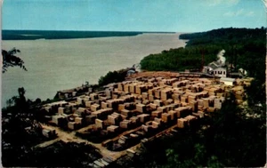Aserradero de banda aprendida de postal vintage Natchez bajo la colina Mississippi como nuevo 5366 - Imagen 1 de 2