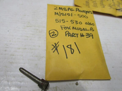 [181] Fox modelo B, émbolo MSPG, M5151 500, 515, 530 sin envío internacional Foto 1 de 3
