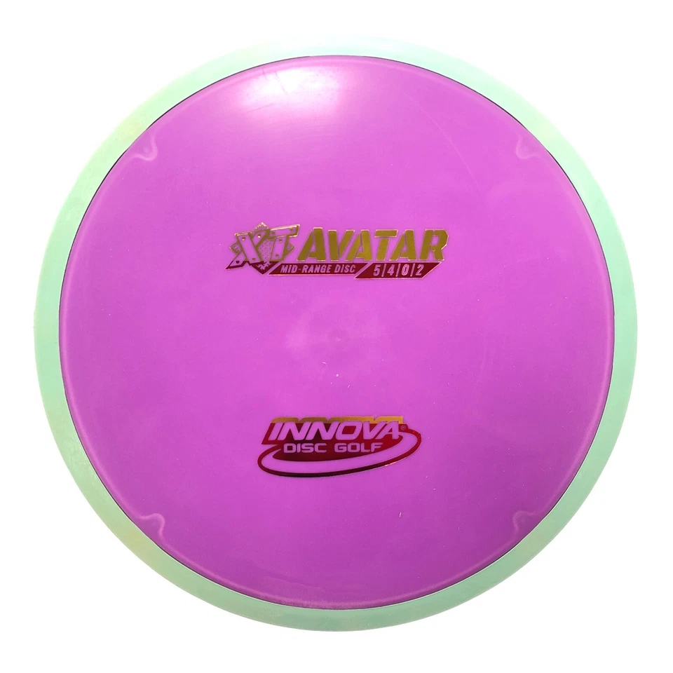 DISC GOLF INNOVA XT AVATAR MID-RANGE 177g PURPLE W/ TEAL TRIM - Image 1 of 1