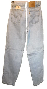 Levis 512 Taper Jeans Boys 16R Light Wash Blue Denim Actual 26x27 USA VTG - Picture 1 of 4