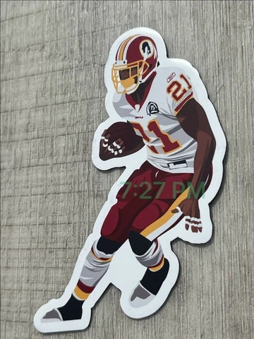 Sean Taylor  MAGNET - Washington Redskins  Die Cut Vinyl NFL Vector art card Cover
