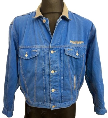 Chaqueta de Jean Vintage DIESEL Denim Azul Turquesa - Talla S - Hecha en ITALIA ¡Rara! Foto 1 de 4