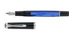 Pelikan Blue Marble Fountain Pen Stainless Steel Medium Nib-801973